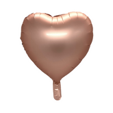 GLOBO CORAZON 18" ROSEGOLD MATE